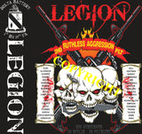 Platoon Shirts (2nd generation print) DELTA 1st 19th LEGION OCT 2020