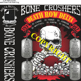 Platoon Items (2nd generation print) DELTA 1st 22nd BONE CRUSHERS AUG 2022