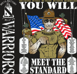 PLATOON SHIRTS (2nd generation print) DELTA 1st 19th WARRIORS MAY 2017