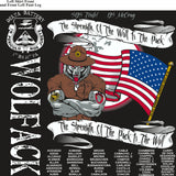 PLATOON SHIRTS (2nd generation print) DELTA 1st 31st WOLFPACK DEC 2016