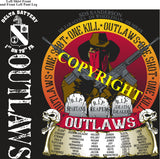 Platoon Shirts (2nd generation print) DELTA 1st 79th OUTLAWS FEB 2020