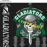 Platoon Shirts (2nd generation print) ECHO 1st 19th GLADIATORS DEC 2020