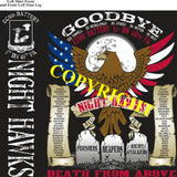 Platoon Shirts (2nd generation print) ECHO 1st 40th NIGHT HAWKS OCT 2020