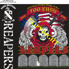 Platoon Items (2nd generation print) ECHO 1st 79th REAPERS 2nd PLATOON APR 2023