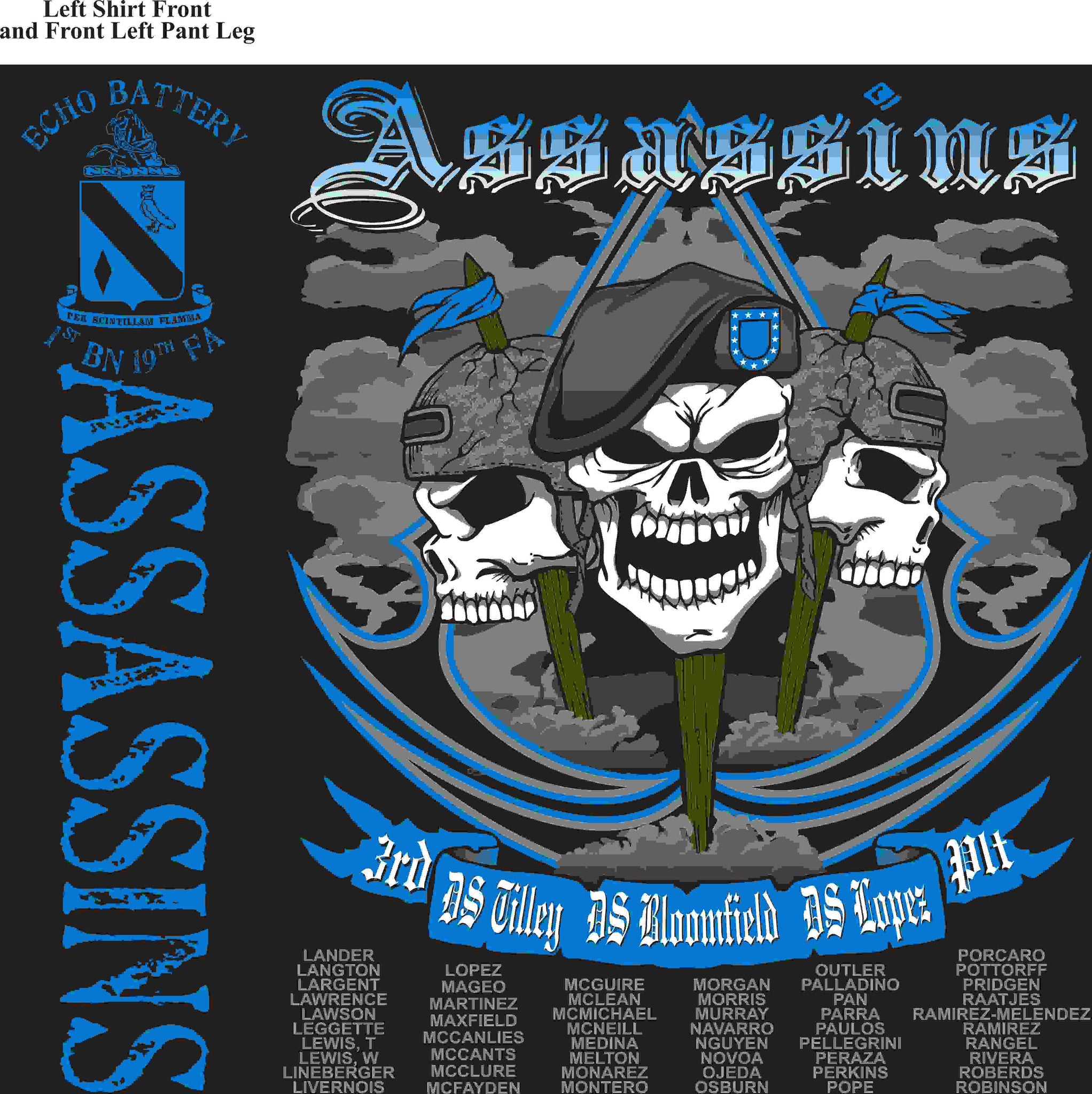 PLATOON SHIRTS (digital) ECHO 1st 19th ASSASSINS JAN 2016