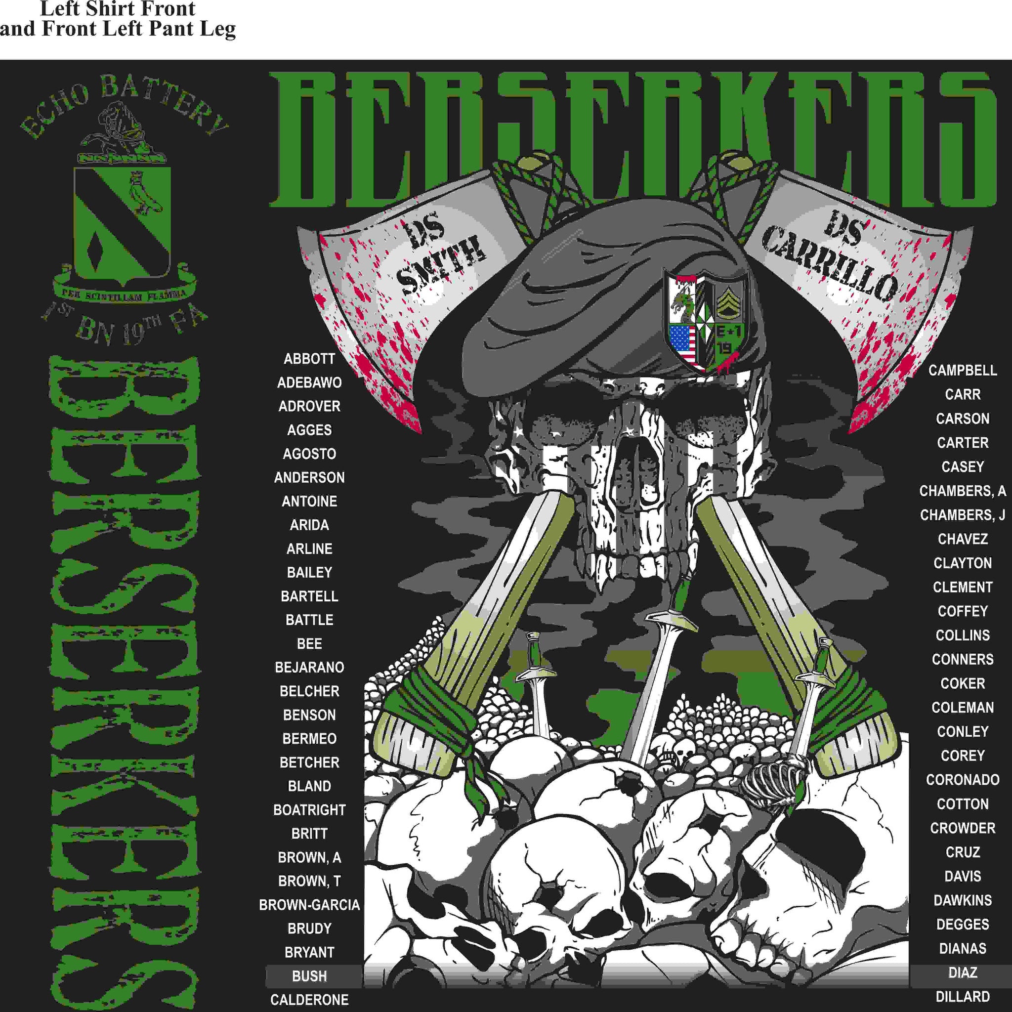 PLATOON SHIRTS (digital) ECHO 1st 19th BERSERKERS JAN 2016