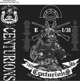 PLATOON SHIRTS (digital) ECHO 1st 31st CENTURIONS FEB 2016