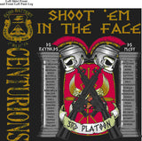 PLATOON SHIRTS (2nd generation print) ECHO 1st 31st CENTURIONS MAY 2016