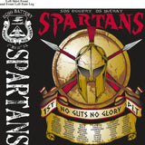 PLATOON SHIRTS (2nd generation print) ECHO 1st 31st SPARTANS JUNE 2017