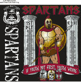 PLATOON SHIRTS (2nd generation print) ECHO 1ST 31ST SPARTANS SEPT 2017