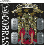 PLATOON SHIRTS (2nd generation print) ECHO 1st 40th COBRAS JAN 2017