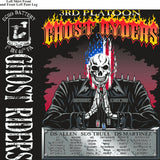 Platoon Shirts (2nd generation print) ECHO 1st 40th GHOST RIDERS JUNE 2018