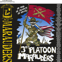 PLATOON SHIRTS (2nd generation print)  ECHO 1st 40th MARAUDERS OCT 2016