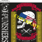 Platoon Shirts (2nd generation print) ECHO 1st 40th PUNISHERS SEPT 2019