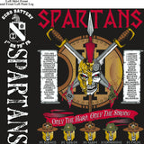 PLATOON SHIRTS (2nd generation print) ECHO 1st 79th SPARTANS MAY 2017