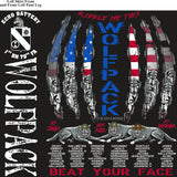 Platoon Shirts (2nd generation print) ECHO 1st 79th WOLFPACK AUG 2018