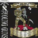 PLATOON SHIRTS (2nd generation print) ECHO 1ST 79TH YOUNG GUNS AUG 2017
