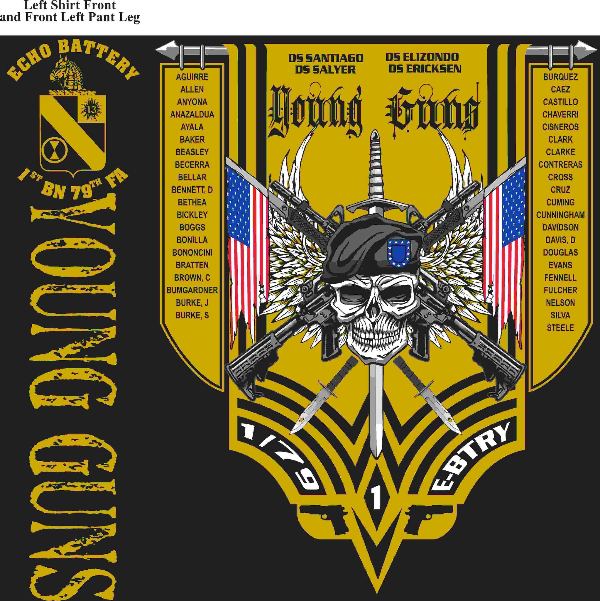 PLATOON SHIRTS (digital) ECHO 1st 79th YOUNG GUNS FEB 2016