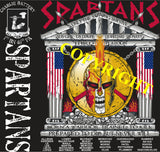 Platoon Shirts (2nd generation print) CHARLIE 1st 40th SPARTANS JUNE 2021