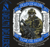 PLATOON SHIRTS (2nd generation print) FOX 1st 19th DEATH DEALERS AUG 2016