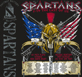 PLATOON SHIRTS (2nd generation print) FOX 1st 19th SPARTANS AUG 2016
