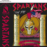 PLATOON SHIRTS (2nd generation print) FOX 1st 19TH SPARTANS MAY 2016