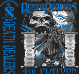PLATOON SHIRTS (2nd generation print) FOX 1st 79th DEATH DEALERS MAR 2016