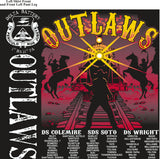 Platoon Shirts (2nd generation print) DELTA 1ST 31ST OUTLAWS DEC 2017