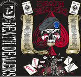 Platoon Shirts (2nd generation print) CHARLIE 1ST 40TH DEATH DEALERS MAR 2018