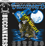 Platoon Items (direct-to-garment print) ALPHA 1st 22nd BUCCANEERS 2nd PLATOON APR 2025 GRADUATED 4-4-2025