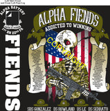 Platoon Items (direct-to-garment print) ALPHA 1st 22nd FIENDS 3rd PLATOON SEPT 2025 GRADUATED 9-26-2025