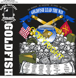 Platoon Items (direct-to-garment print) ALPHA 1st 22nd GOLDFISH 2nd PLATOON APR 2026 GRADUATED 4-24-2026