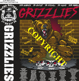 Platoon Items (direct-to-garment print) ALPHA 1st 31st GRIZZLIES 1st PLATOON APR 2025 GRADUATED 4-18-2025