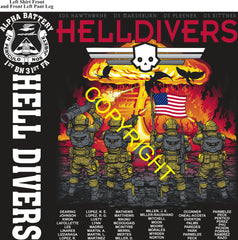 Platoon Items (direct-to-garment print) ALPHA 1st 31st HELLDIVERS 3rd PLATOON MAY 2026 GRADUATED 5-8-2026