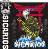 Platoon Items (direct-to-garment print) ALPHA 1st 31st SICARIOS 2nd PLATOON MAY 2026 GRADUATED 5-8-2026