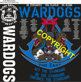 Platoon Items (direct-to-garment print) ALPHA 1st 31st WAR DOGS 2nd PLATOON JAN 2026 PRE-ORDER GRADUATING 1-30-2026