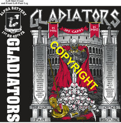 Platoon Items (direct-to-garment print) ALPHA 1st 40th GLADIATORS 2nd PLATOON MAR 2026 PRE-SALE GRADUATING 3-20-2026