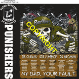 Platoon Items (direct-to-garment print) ALPHA 1st 40th PUNISHERS 4th PLATOON MAR 2026 GRADUATED 3-20-2026