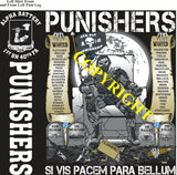 Platoon Items (direct-to-garment print) ALPHA 1st 40st PUNISHERS 4th PLATOON MAY 2024