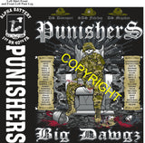 Platoon Items (direct-to-garment print) ALPHA 1st 40th PUNISHERS 4th PLATOON NOV 2025 PRE-ORDER GRADUATING 11-21-2025
