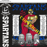 Platoon Items (direct-to-garment print) ALPHA 1st 40st SPARTANS 3rd PLATOON MAY 2024