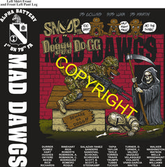 Platoon Items (direct-to-garment print) ALPHA 1st 79th MAD DAWGS 3rd PLATOON MAR 2026 PRE-SALE GRADUATING 3-13-2026