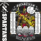Platoon Items (direct-to-garment print) ALPHA 1st 79th SPARTANS 2nd PLATOON MAY 2025 GRADUATED 5-23-2025