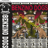 Platoon Items (direct-to-garment print) BRAVO 1st 22nd BENZINO DOGS 1st PLATOON AUG 2026 GRADUATED 8-14-2026