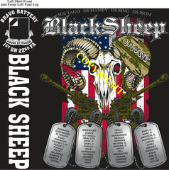 Platoon Items (direct-to-garment print) BRAVO 1st 22nd BLACK SHEEP 2nd PLATOON JULY 2025 GRADUATED 7-25-25