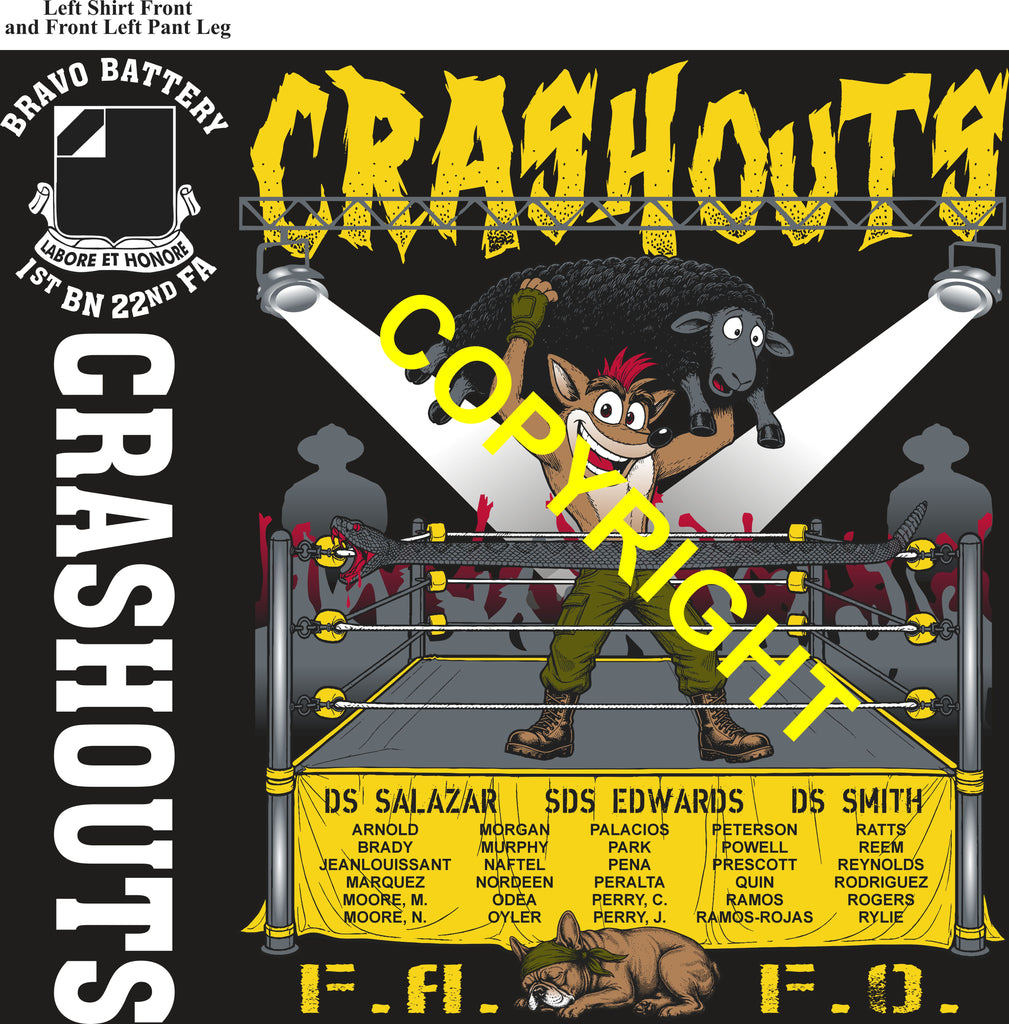 Platoon Items (direct-to-garment print) BRAVO 1st 22nd CRASHOUTS 3rd PLATOON AUG 2026 PRE-SALE GRADUATING 8-14-2026