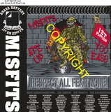 Platoon Items (direct-to-garment print) BRAVO 1st 22nd MISFITS 1st PLATOON OCT 2025 PRE-ORDER GRADUATING 10-17-2025