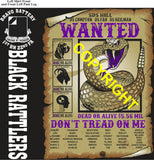 Platoon Items (direct-to-garment print) BRAVO 1st 22nd BLACK RATTLERS 4th PLATOON MAY 2026 GRADUATED 5-22-2026