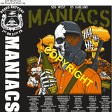 Platoon Items (direct-to-garment print) BRAVO 1st 31st MANIACS 4th PLATOON SEPT 2026 GRADUATED 9-4-2026