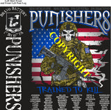 Platoon Items (2nd generation print) BRAVO 1st 40th PUNISHERS 3rd PLATOON MAR 2024